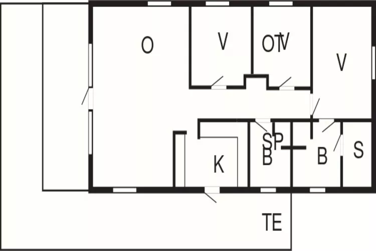 8 person holiday home in Løkken-By Traum-Floor plan