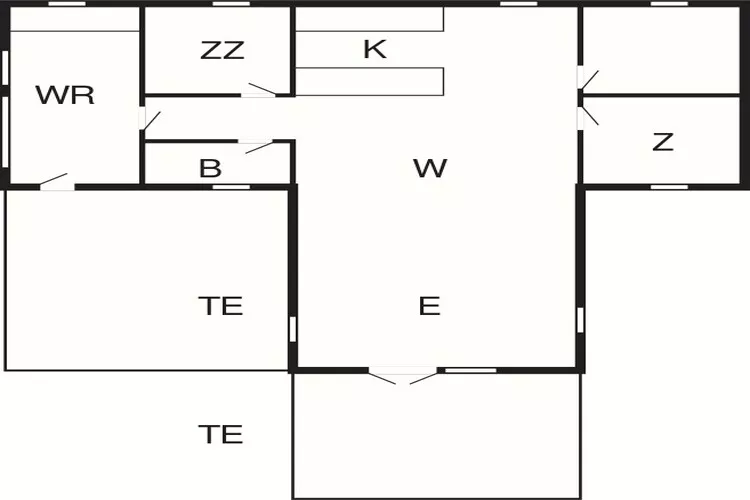 6 person holiday home in Højslev-By Traum-Floor plan