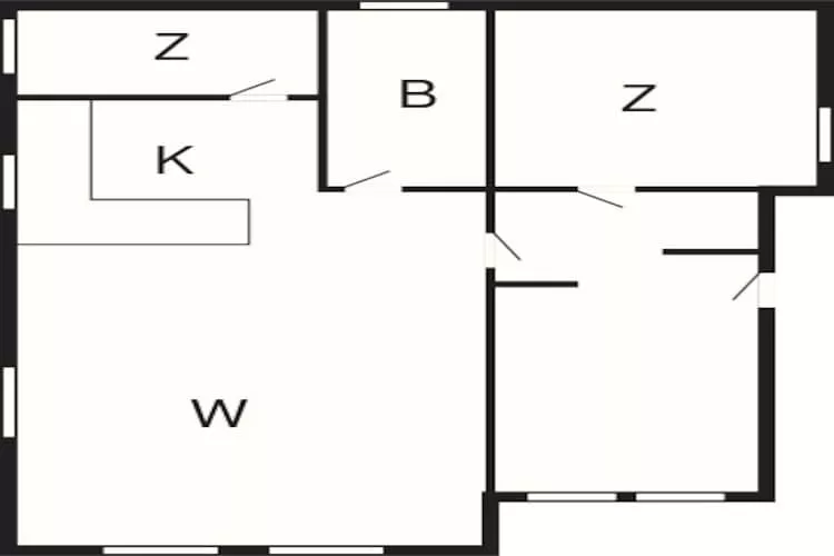 Maison de vacances pour 4 a Broager-By Traum-Plan d'étage