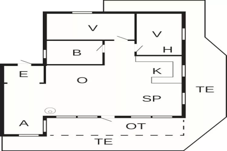 4 person holiday home in Lemvig-By Traum-Floor plan