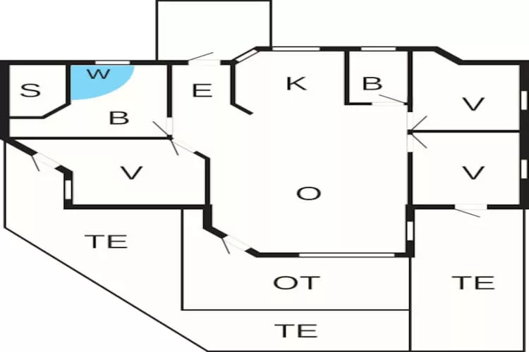 8 person holiday home in Rødby-By Traum-Floor plan