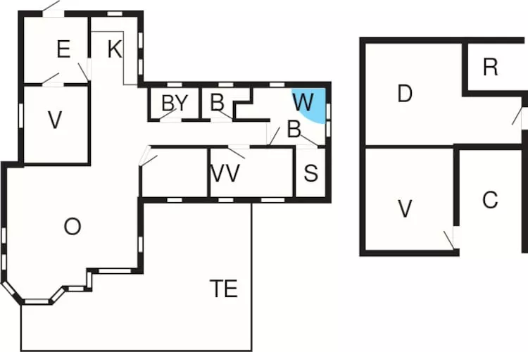8 Personen Ferienhaus in Væggerløse-By Traum-Grundriss