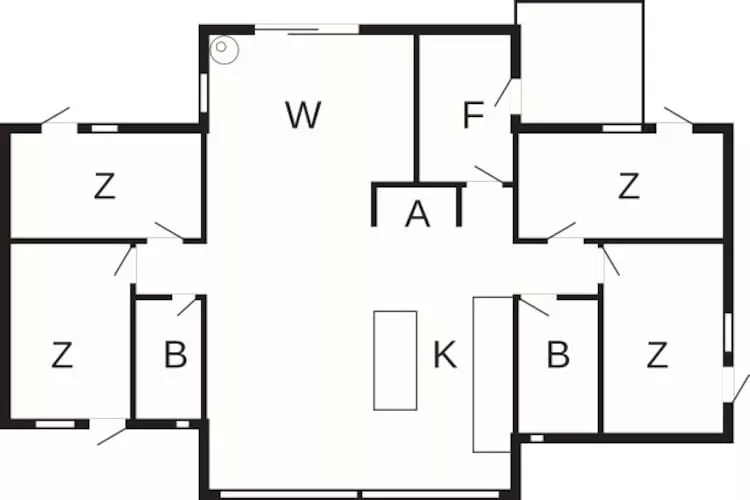 8 person holiday home in Hjørring-By Traum-Floor plan