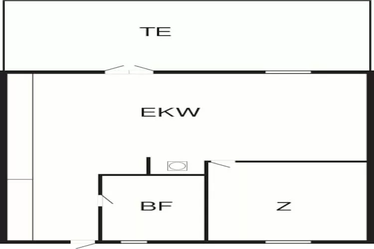 2 person holiday home in Skagen-By Traum-Floor plan