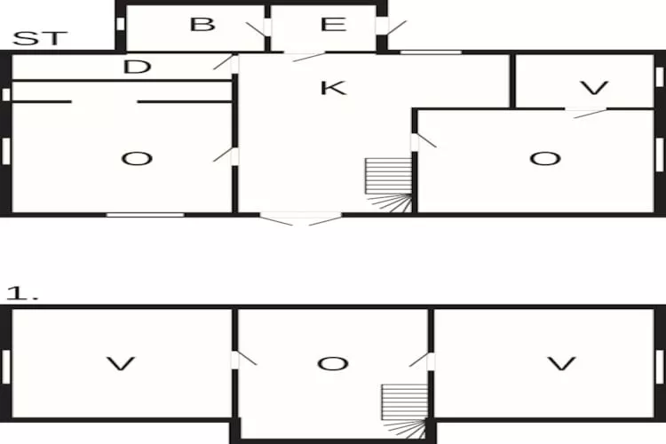 6 person holiday home in Fonnes-By Traum-Floor plan