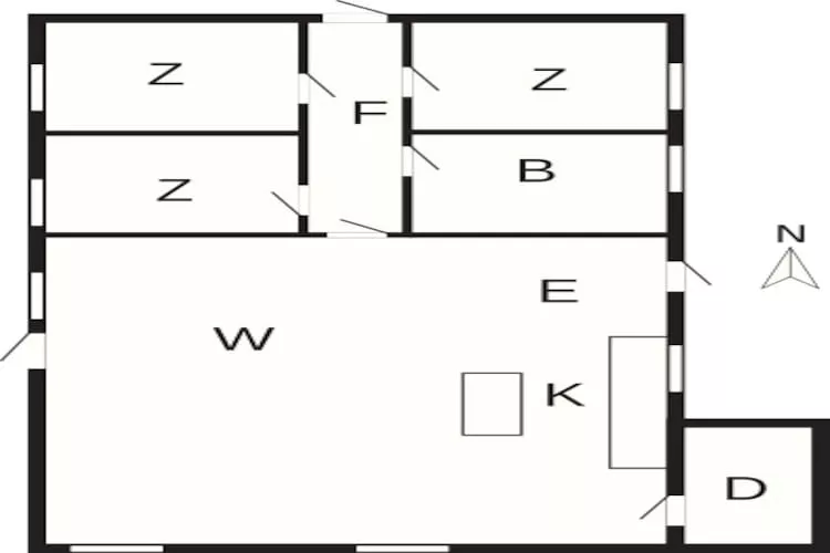 Cozy Retreat in Sonderho - By Traum Ferienwohnungen-Floor plan