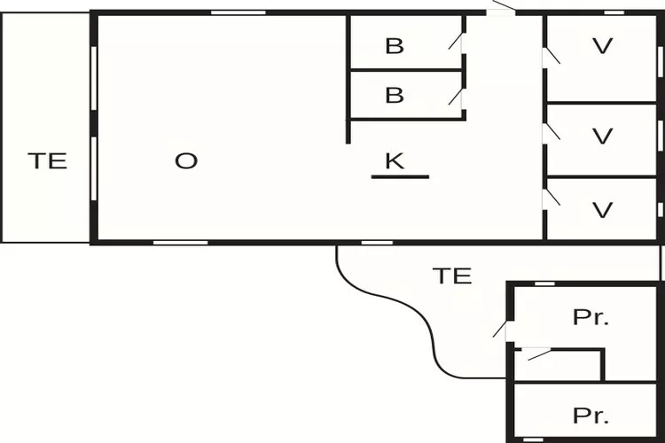 Maison de vacances pour 8 a Væggerløse-By Traum-Plan