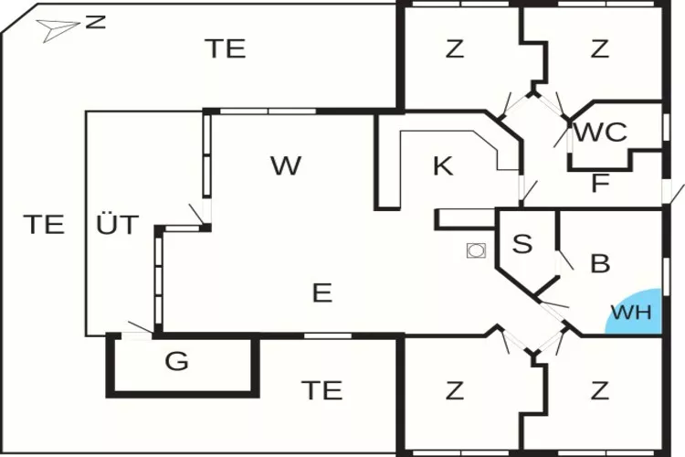 8 person holiday home in Juelsminde-By Traum-Floor plan