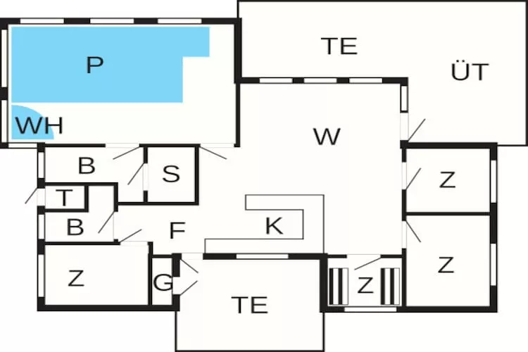 Luxury Pool House Retreat - By Traum Ferienwohnungen-Floor plan