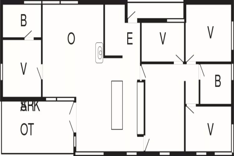 Maison de vacances pour 8 a Hornbæk-By Traum-Plan d'étage