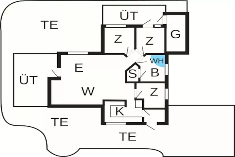7 person holiday home in Løgstør-By Traum-Floor plan