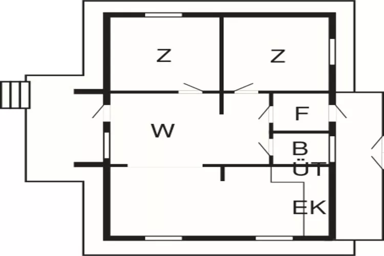 5 person holiday home in Brekke-By Traum-Floor plan