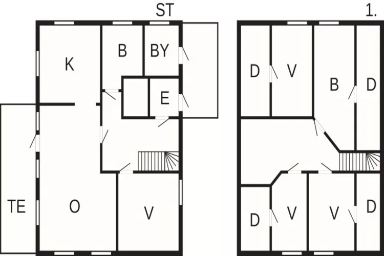 7 person holiday home in Foldereid-By Traum-Floor plan