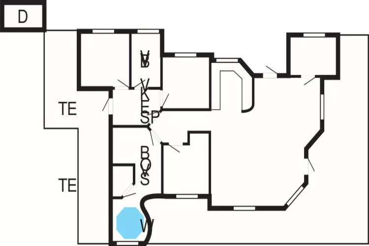 9 person holiday home in Ringkøbing-By Traum-Floor plan