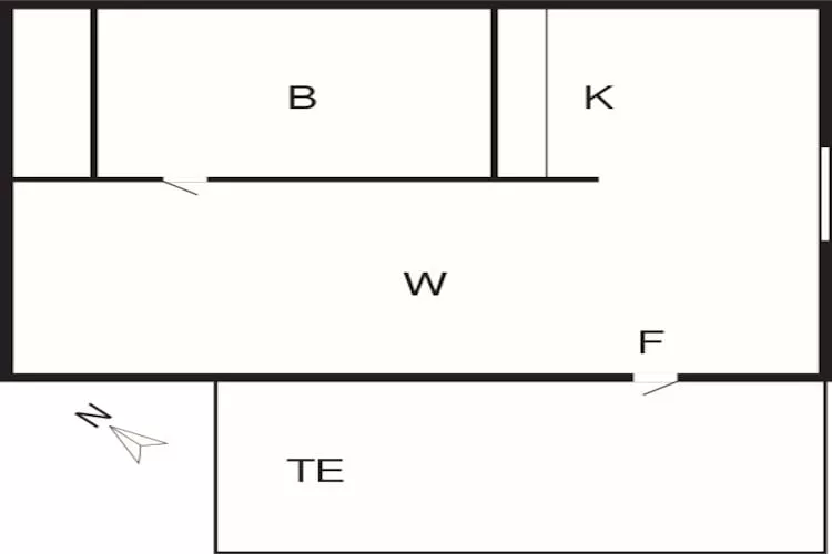 2 person holiday home in STRÖMSTAD-By Traum-Floor plan