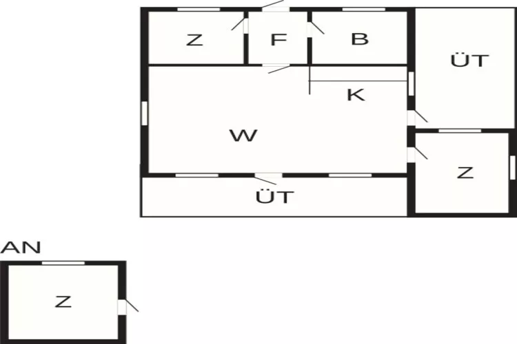 Maison de vacances pour 6 a Stubbekøbing-By Traum-Plan