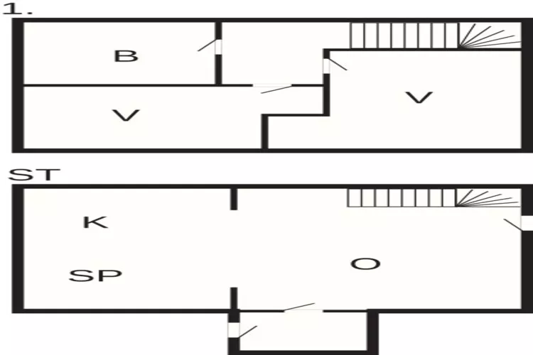 5 person holiday home in Rømø-By Traum-Floor plan