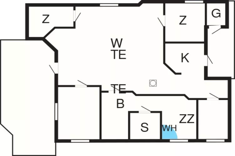 7 Personen Ferienhaus in Hemmet-By Traum-Grundriss
