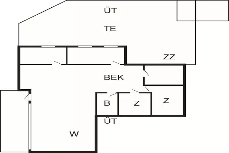 7 person holiday home in Nexø-By Traum-Floor plan
