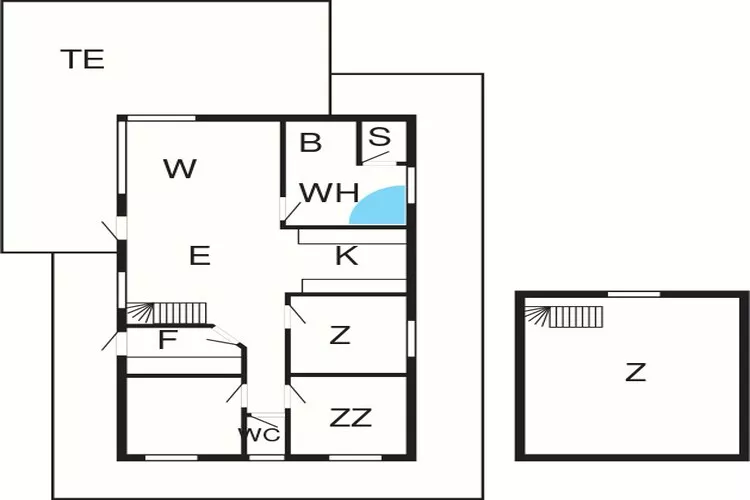 8 person holiday home in Vestervig-By Traum-Floor plan
