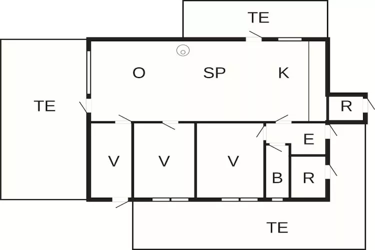 6 person holiday home in Læsø-By Traum-Floor plan