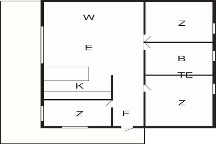 Maison de vacances pour 5 a Ans By-By Traum-Plan