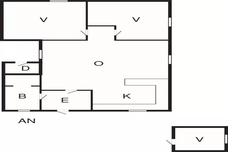 Maison de vacances pour 5 a Ringkøbing-By Traum-Plan