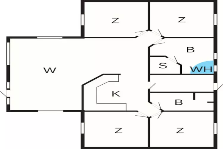Gemutliches Refugium in Lojtland -- By Traum Ferienwohnungen-Grundriss