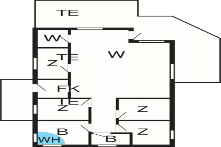 8 person holiday home in Nordborg-By Traum-Floor plan