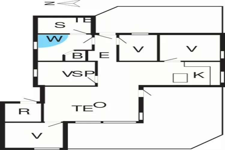 9 person holiday home in Blokhus-By Traum-Floor plan