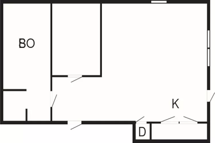 2 person holiday home in KUNGSHAMN-By Traum-Floor plan