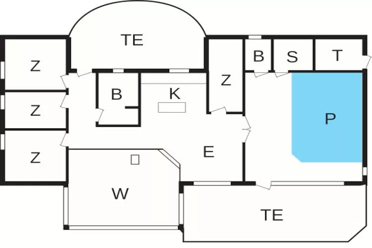 12 person holiday home in Hjørring-Floor plan