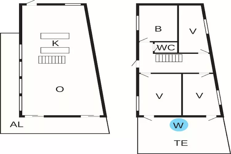 7 person holiday home in Stege-By Traum-Floor plan