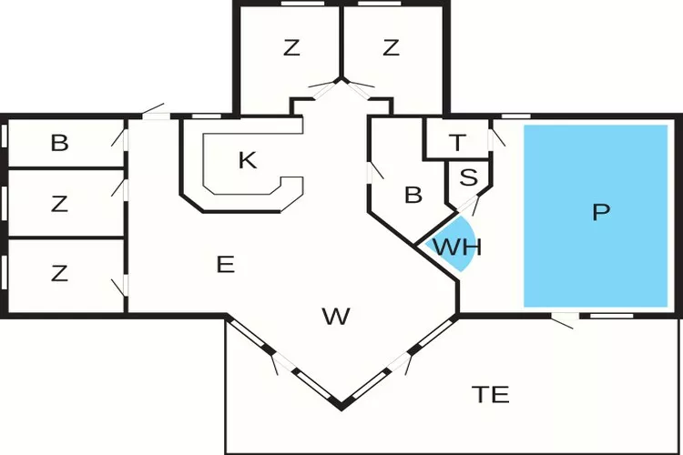 10 person holiday home in Gilleleje-By Traum-Floor plan