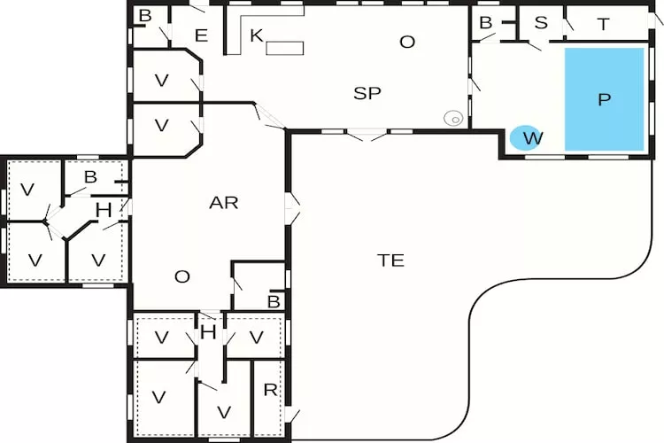 Luxury Pool Retreat by Sea - By Traum Ferienwohnungen-Floor plan