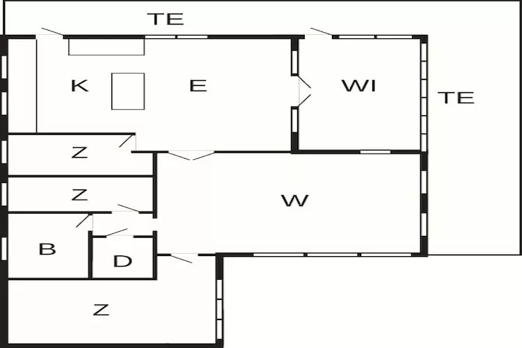 Maison de plage confortable a Rageleje -- By Traum Ferienwohnungen-Plan