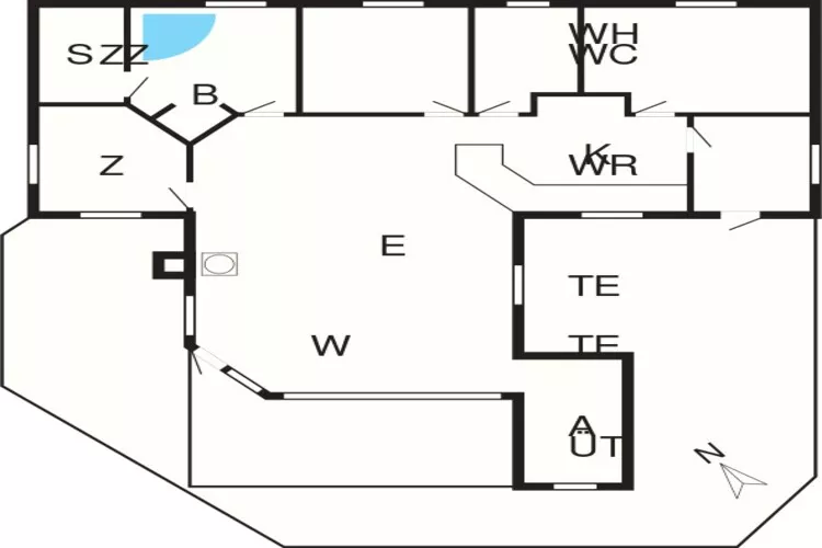 8 person holiday home in Aabenraa-Floor plan