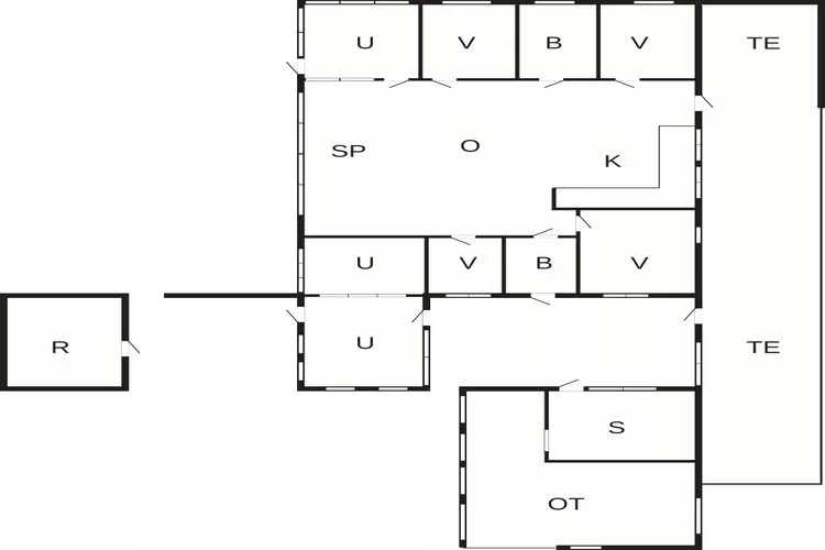 12 person holiday home in Vinderup-By Traum-Floor plan