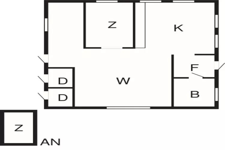 8 person holiday home in Tvååker-By Traum-Floor plan