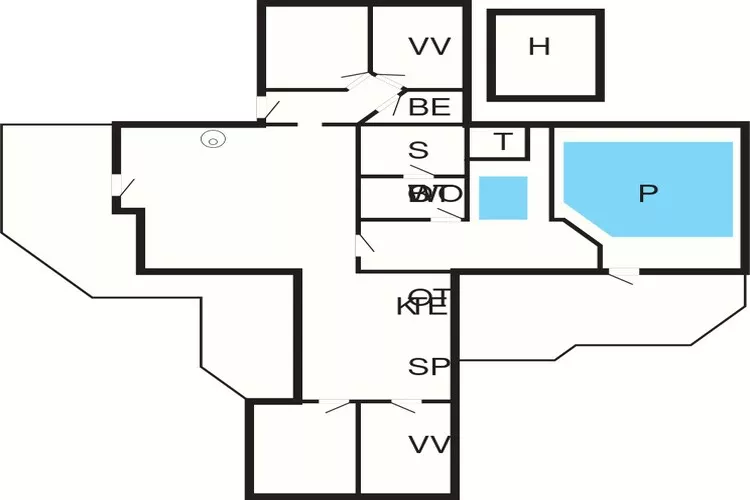 10 person holiday home in Væggerløse-By Traum-Floor plan
