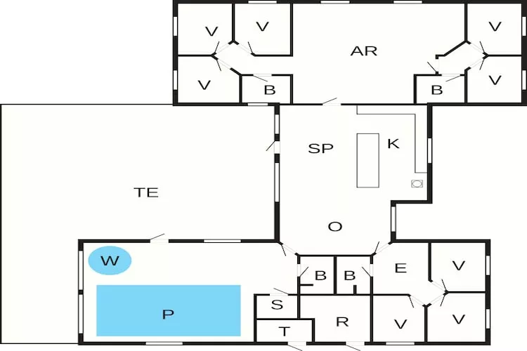 Luxury Beach House - By Traum Ferienwohnungen-Floor plan