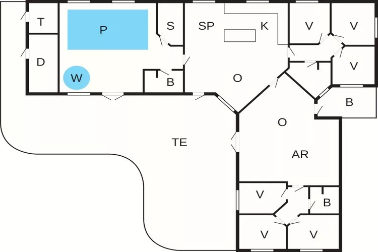 Luxury Pool Villa in Bagenkop - By Traum Ferienwohnungen-Floor plan
