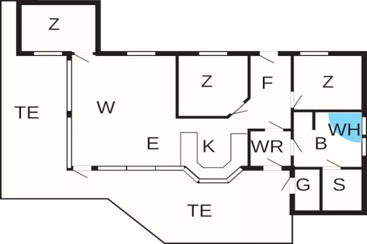 Maison de vacances pour 9 a Millinge-By Traum-Plan