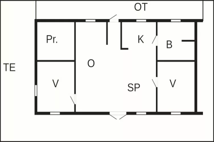 4 person holiday home in SÖLVESBORG-By Traum-Floor plan