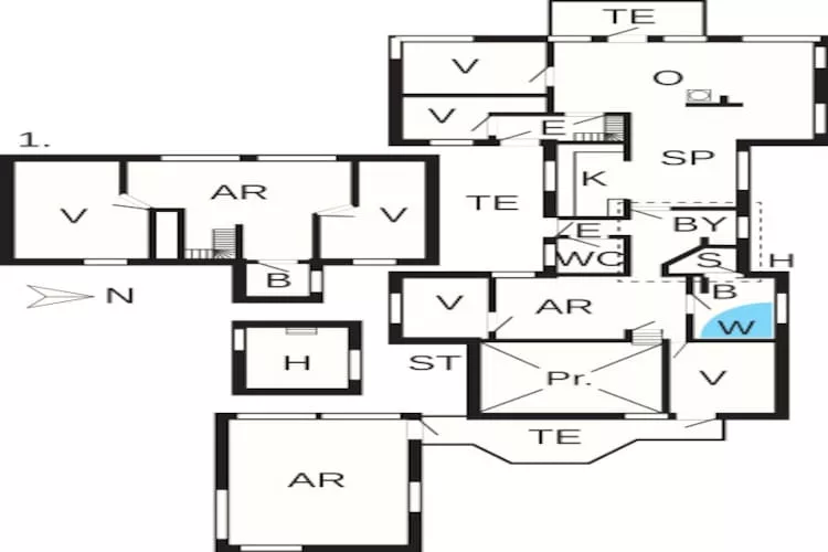17 person holiday home in Harboøre-By Traum-Floor plan