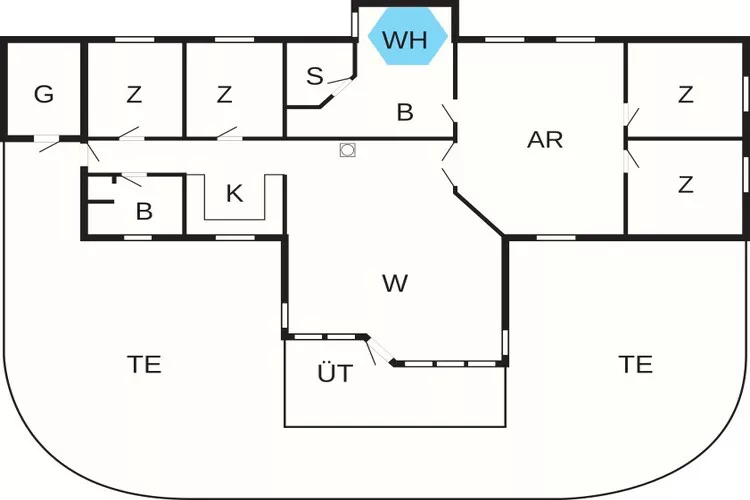 10 person holiday home in Rødby-By Traum-Floor plan