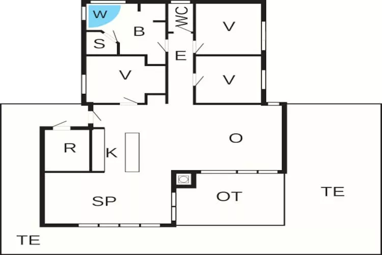 10 person holiday home in Brovst-By Traum-Floor plan