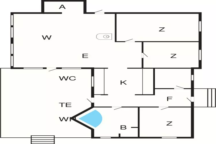 Idyllic Cottage in Allinge - By Traum Ferienwohnungen-Floor plan