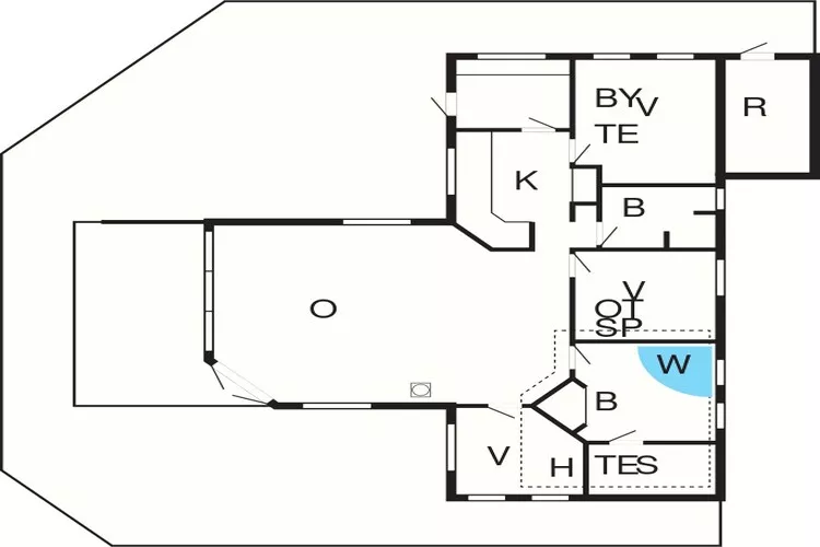 8 Personen Ferienhaus in Lemvig-By Traum-Grundriss