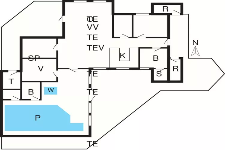 Modern Pool House with View - By Traum Ferienwohnungen-Floor plan